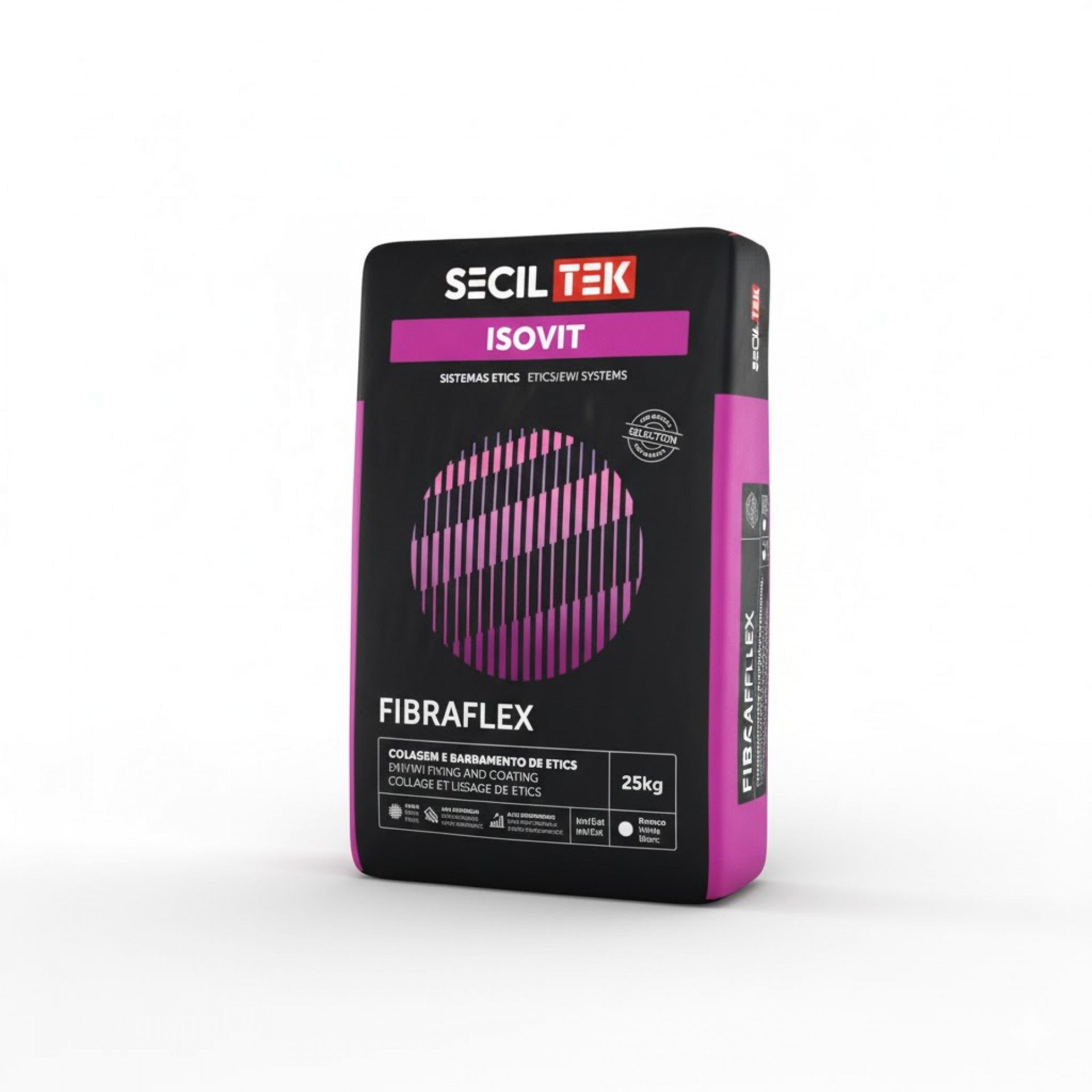 Argamassa ETICS Isovit Fibraflex Branco 25kg