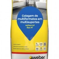 Cimento Cola Webercol Flex M+ Branco 5kg Cimento Cola Webercol Flex M+ Branco 5kg