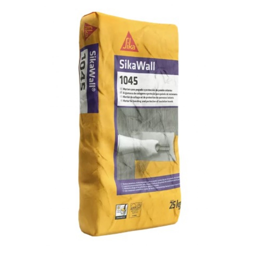 Argamassa ETICS Fibrada Sikawall 1045 Cz 25kg Argamassa ETICS Fibrada Sikawall 1045 Cz 25kg