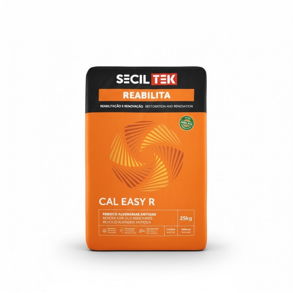 Argamassa Reabilita Cal Easy R Bege 25kg