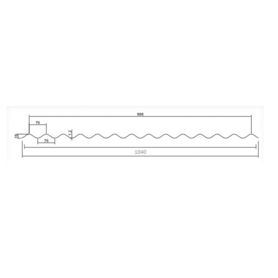 Cobertura Minionda 76/18 Antracite 104x200cm Cobertura Minionda 76/18 Antracite 104x200cm