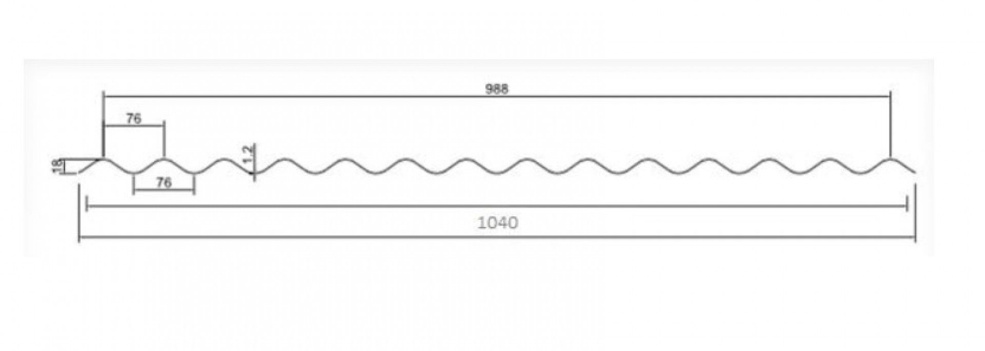 Cobertura Minionda 76/18 Antracite 104x200cm