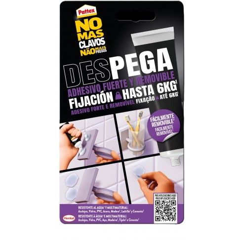 Cola Fixao Pattex Removvel 44g
