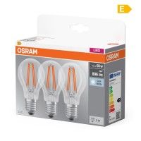 Lâmpada Led Osram E27 Fil 6.5w 4000k Pack 3 unidades Lâmpada Led Osram E27 Fil 6.5w 4000k Pack 3 unidades