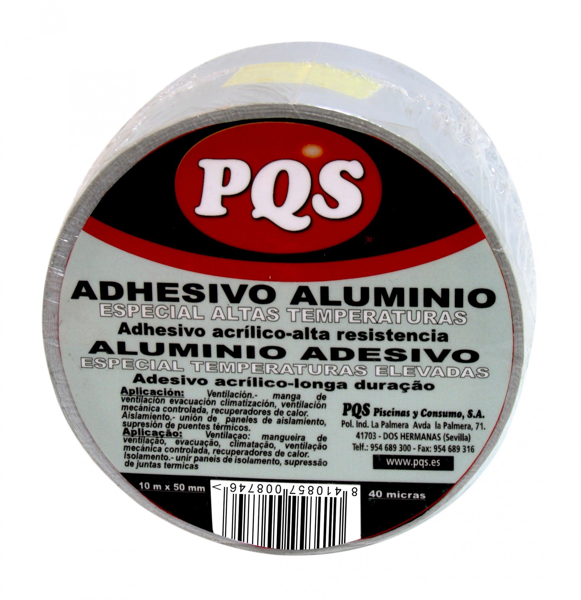 Fita Aluminio Adesivo Acrilico 50mm 10m