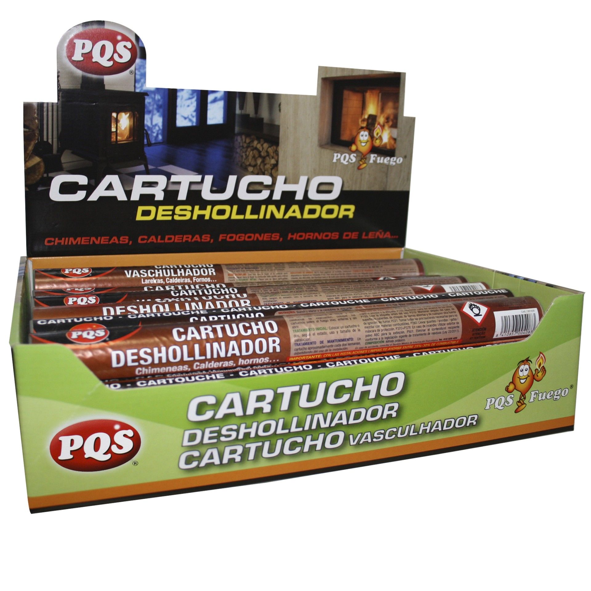 Cartucho Limpeza Lareiras