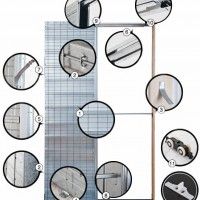Caixilho para Porta de Correr em Parede de Gesso Cartonado 80x200cm Caixilho para Porta de Correr em Parede de Gesso Cartonado 80x200cm