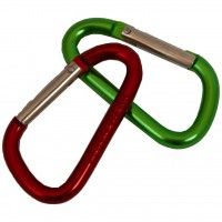 Mosquetão Alumínio 6x60mm 2un Mosquetão Alumínio 6x60mm 2un