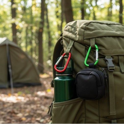 Mosquetão Alumínio 6x60mm 2un Mosquetão Alumínio 6x60mm 2un