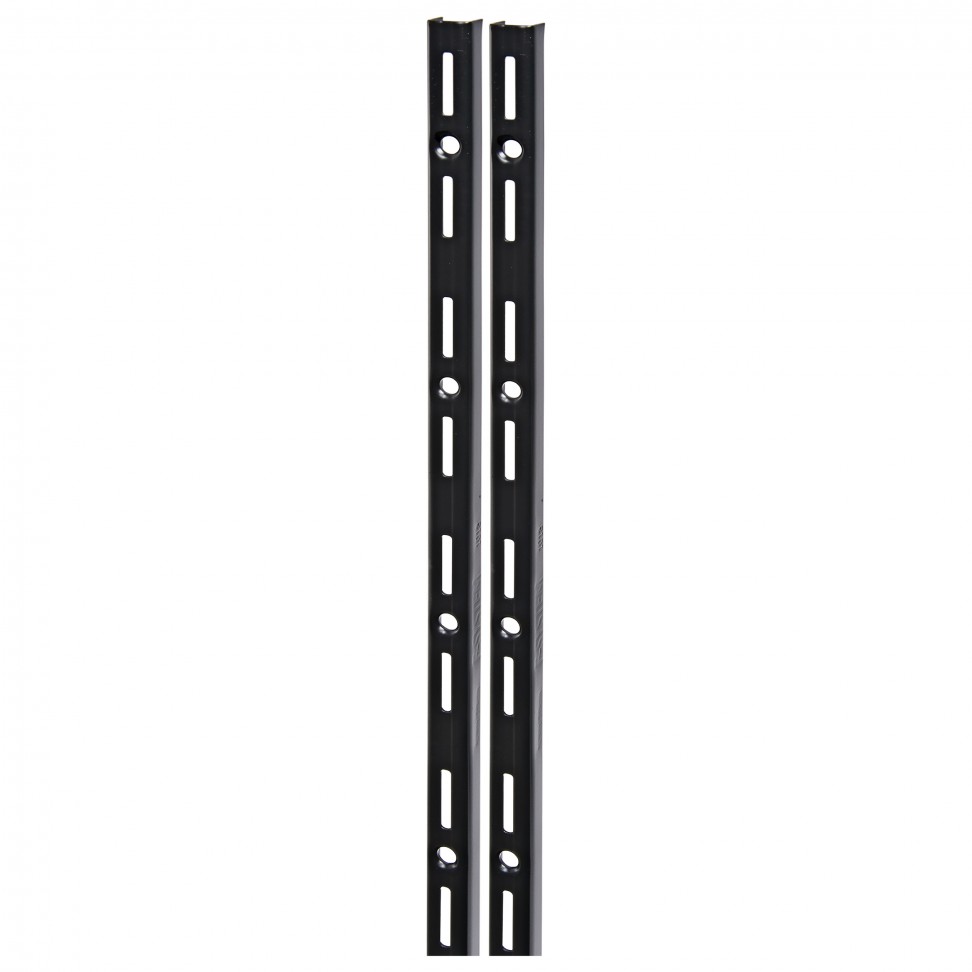 Perfil P/Suporte Simples Preto 100cm 2un