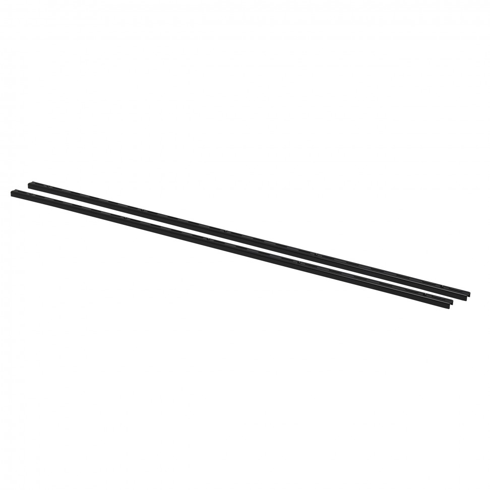 Perfil P/Suporte Simples Preto 100cm 2un