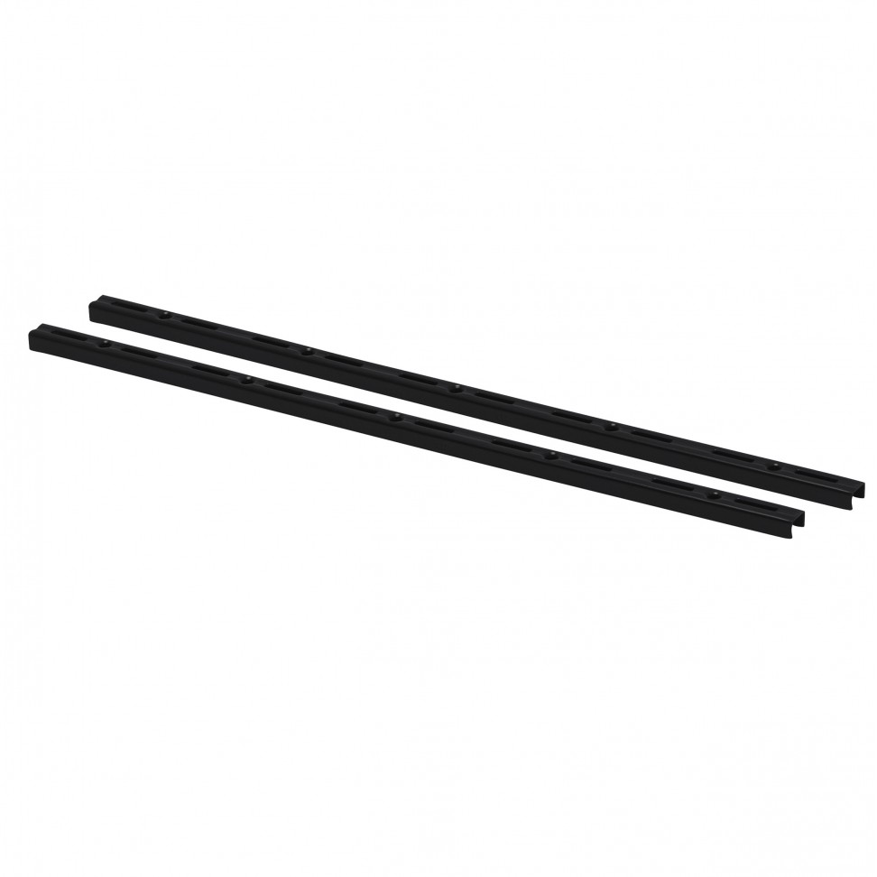Perfil P/Suporte Simples Preto 50cm 2un Perfil P/Suporte Simples Preto 50cm 2un