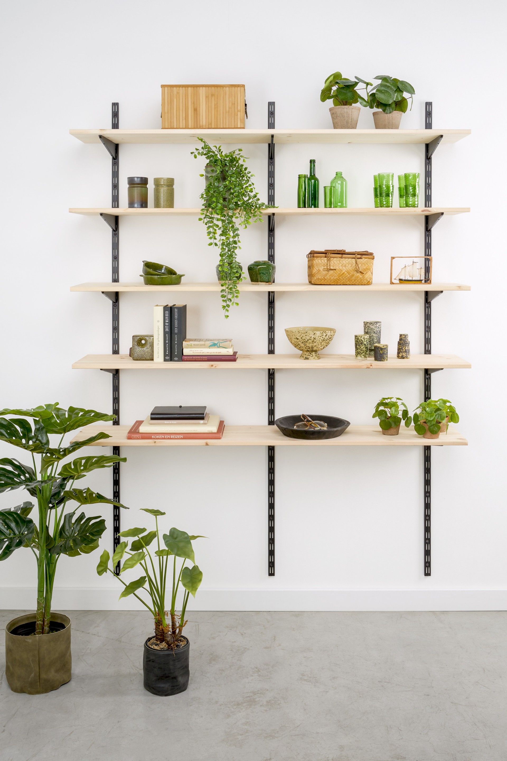 Perfil P/Suporte Duplo Preto 50cm 2un