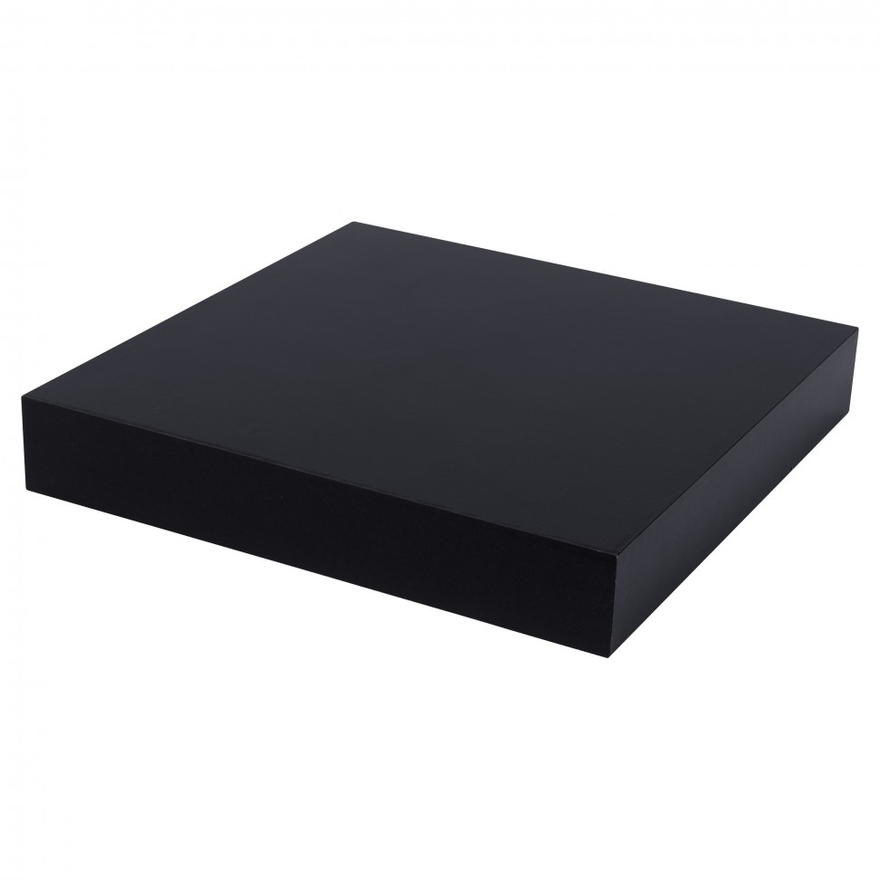 Prateleira Fixação Invisível 23.5x23.5x3.8cm Preto Prateleira Fixação Invisível 23.5x23.5x3.8cm Preto