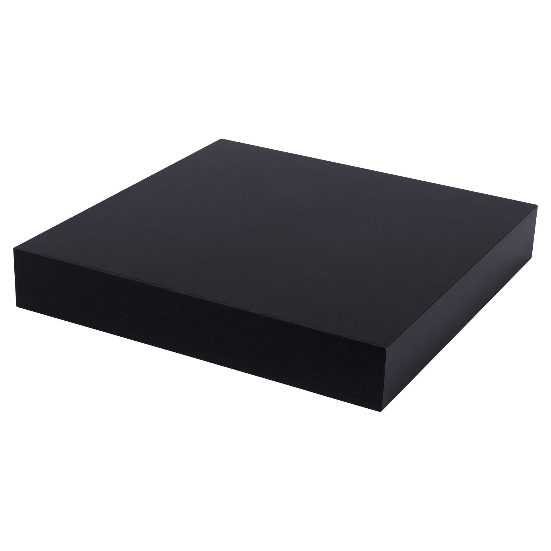 Prateleira Fixação Invisível 23.5x23.5x3.8cm Preto