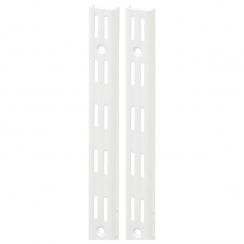 Perfil P/Suporte Duplo Branco 200cm 2un