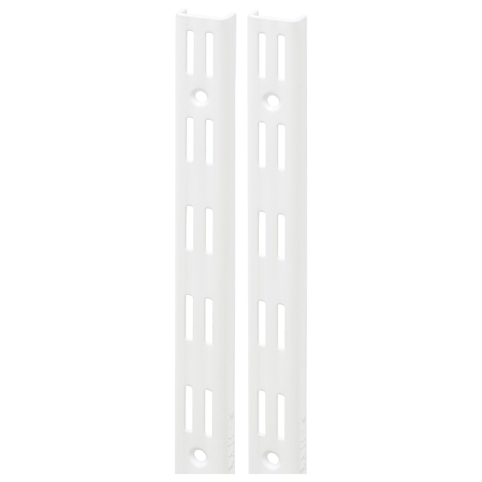 Perfil P/Suporte Duplo Branco 200cm 2un