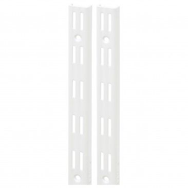 Perfil P/Suporte Duplo Branco 200cm 2un