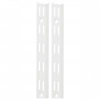 Perfil P/Suporte Duplo Branco 200cm 2un