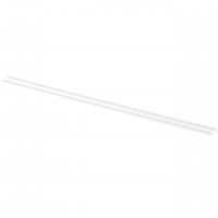 Perfil P/Suporte Duplo Branco 200cm 2un