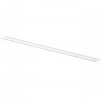 Perfil P/Suporte Simples Branco 150cm 2un Perfil P/Suporte Simples Branco 150cm 2un