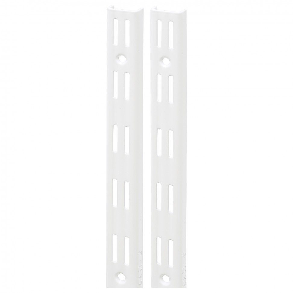 Perfil P/Suporte Duplo Branco 100cm 2un
