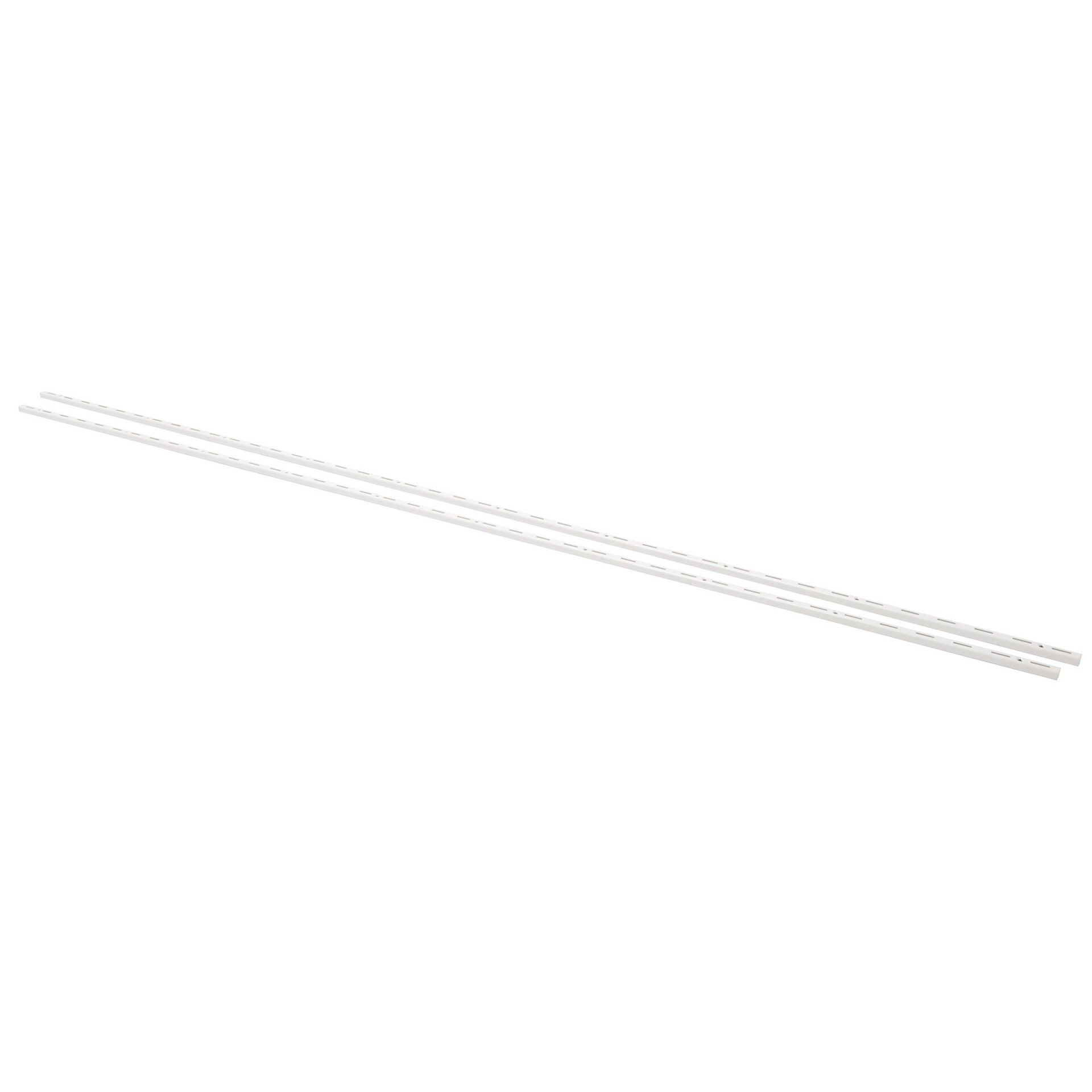 Perfil P/Suporte Simples Branco 200cm 2un