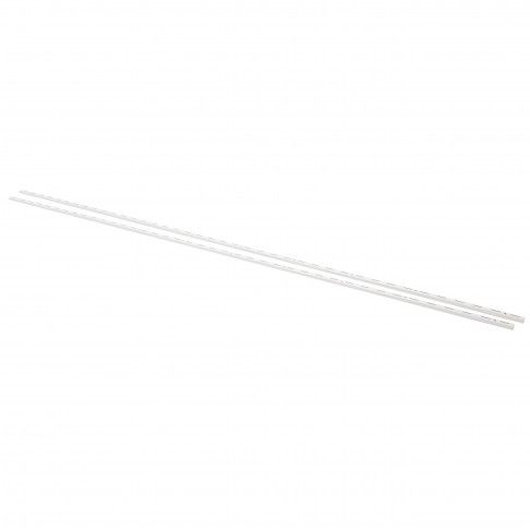 Perfil P/Suporte Simples Branco 200cm 2un