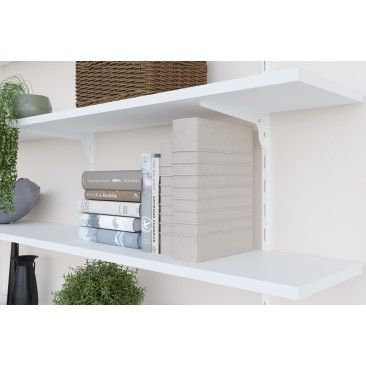 Perfil P/Suporte Simples Branco 200cm 2un