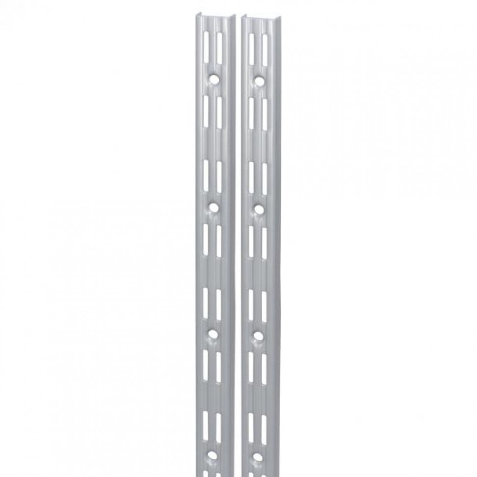 Perfis P/Suporte Duplo Prata 100 Cm 2un