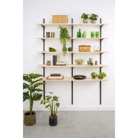 Suporte Duplo Preto 17cm Suporte Duplo Preto 17cm