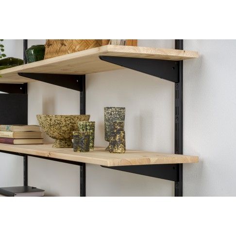 Suporte Duplo Preto 17cm Suporte Duplo Preto 17cm