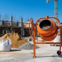 Betoneira El�trica 160L com Trav�o Pedal