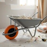 Carro Mão Soldado com roda antifuro 90L Carro Mão Soldado com roda antifuro 90L