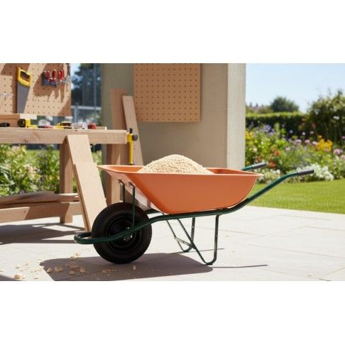 Carro Mo Aparafusado c/roda pneumtica 90L