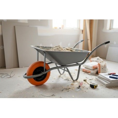 Carro Mão Soldado com roda antifuro 90L Carro Mão Soldado com roda antifuro 90L