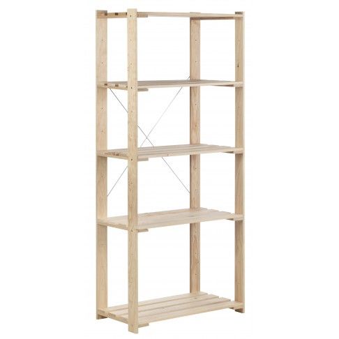 Estante Pinho Evoution 5 Prateleiras 174.5x38x76.5cm