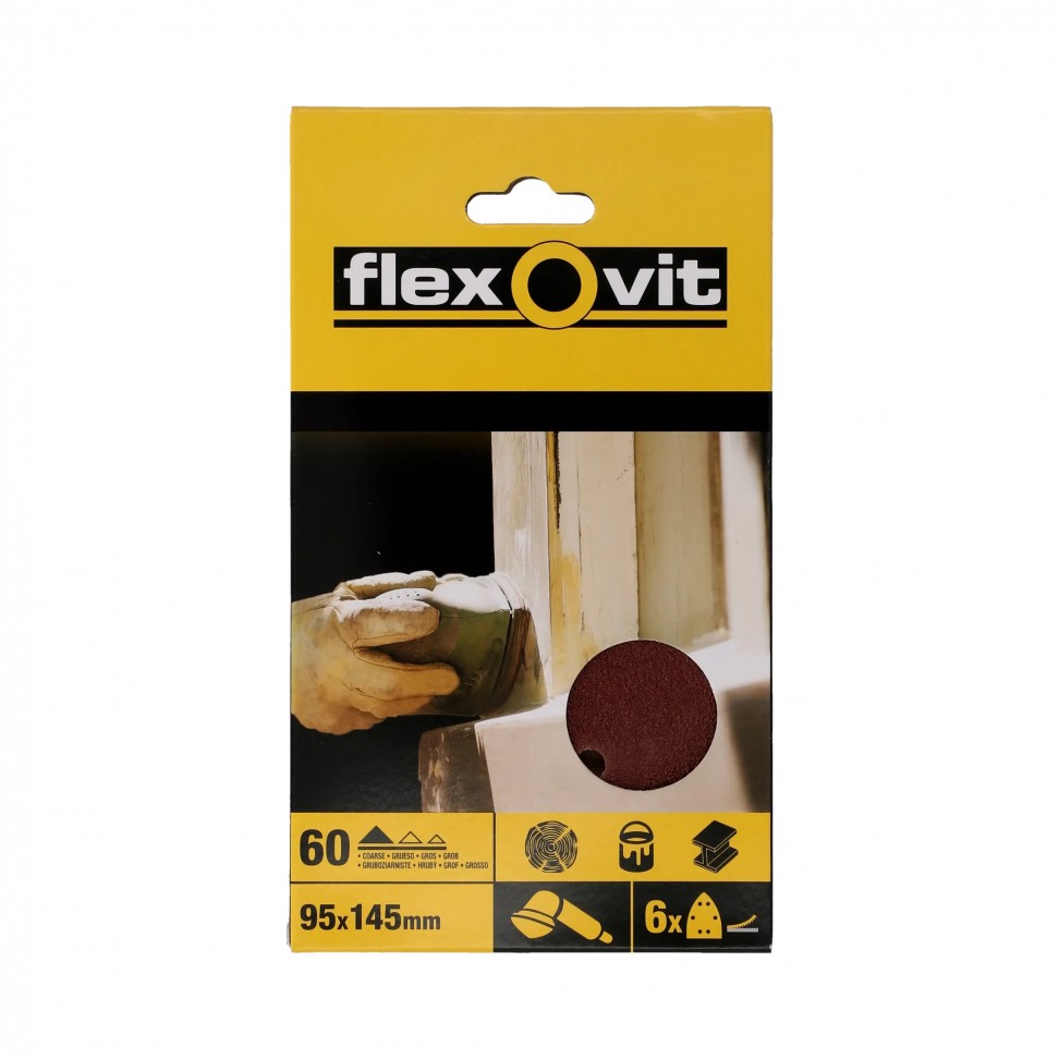 Lixa Velcro Trg Gr�o 50 95x145mm 6un