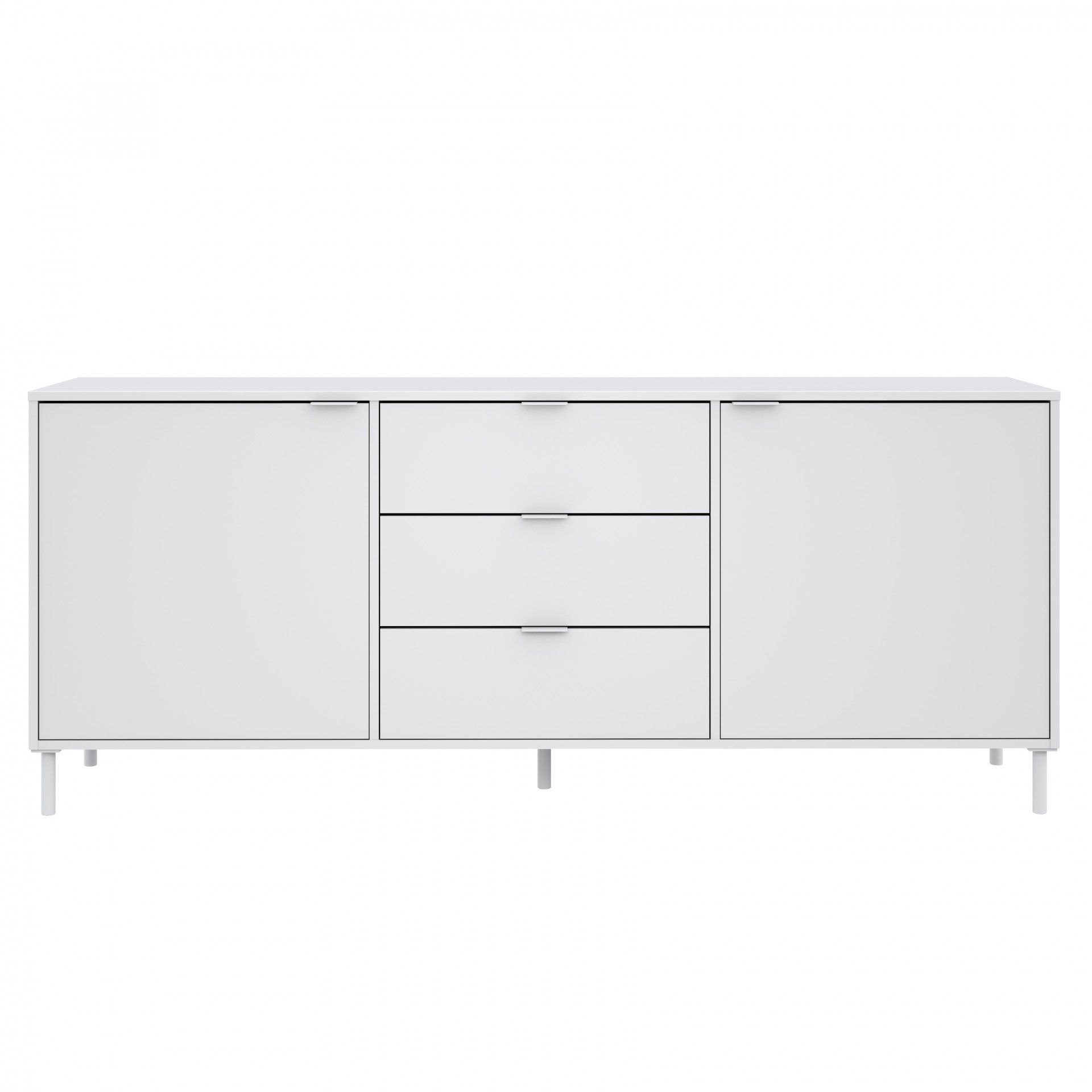 Aparador Chicago 77x180x40cm Branco