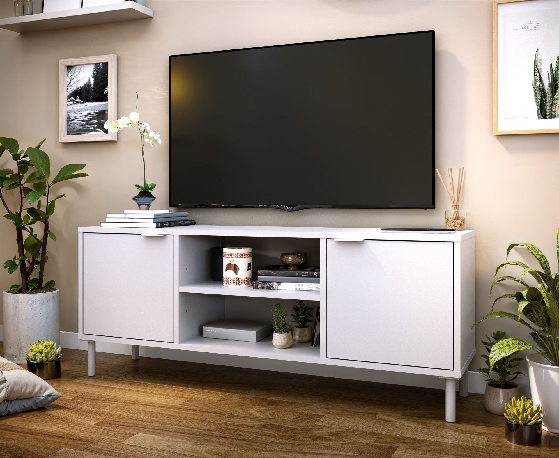 Móvel Tv Chicago 46x120x30cm Branco