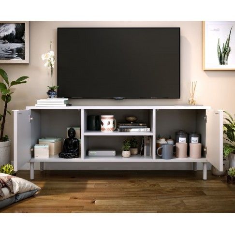 Mvel Tv Chicago 46x120x30cm Branco