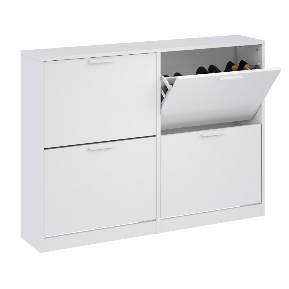 Sapateira 4 Gavetas 165x90x63cm Branco