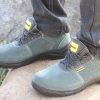 Sapato Camura Cinza S1p Biqueira Ao