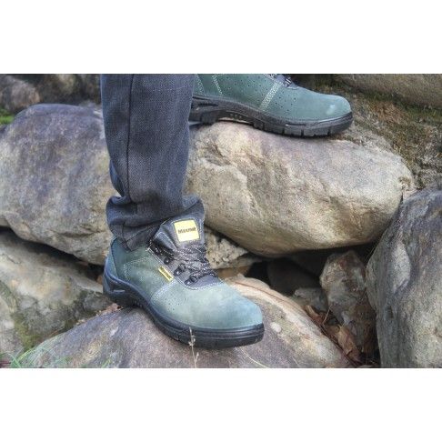 Sapato Camura Cinza S1p Biqueira Ao