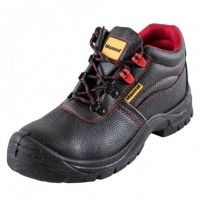 Bota Pele Preta S1p Biqueira Aço Bota Pele Preta S1p Biqueira Aço