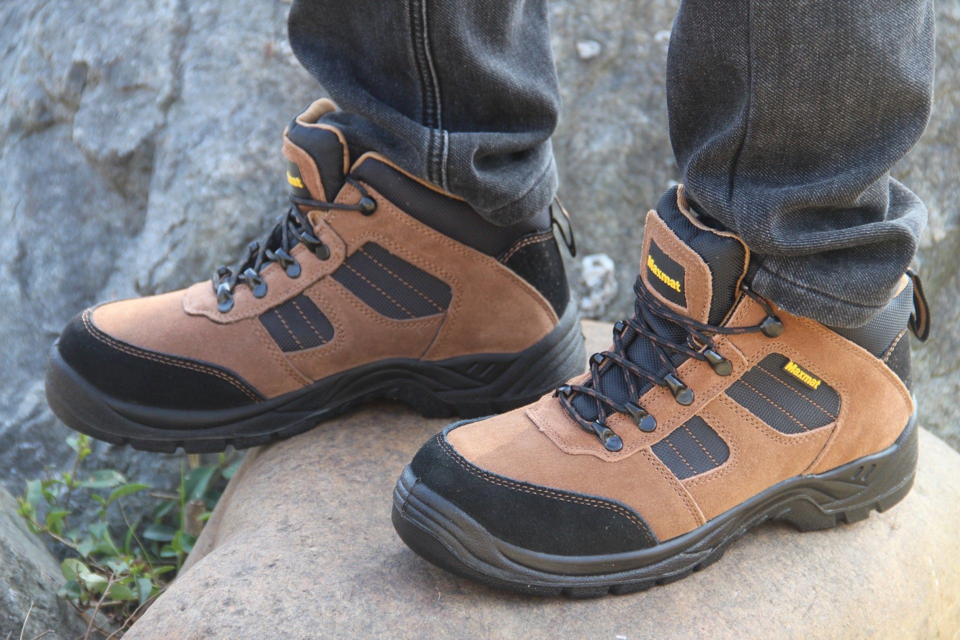 Bota Castanha S1p B Aço 44