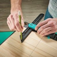 Esquadro m�vel c/ fun��o de marca��o