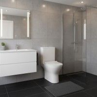 Pack WC Ebony Rimless Saída Vertical (Sanita + Cisterna + Tampa) Pack WC Ebony Rimless Saída Vertical (Sanita + Cisterna + Tampa)