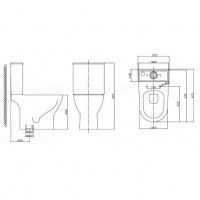 Pack WC Ebony Rimless Saída Vertical (Sanita + Cisterna + Tampa) Pack WC Ebony Rimless Saída Vertical (Sanita + Cisterna + Tampa)