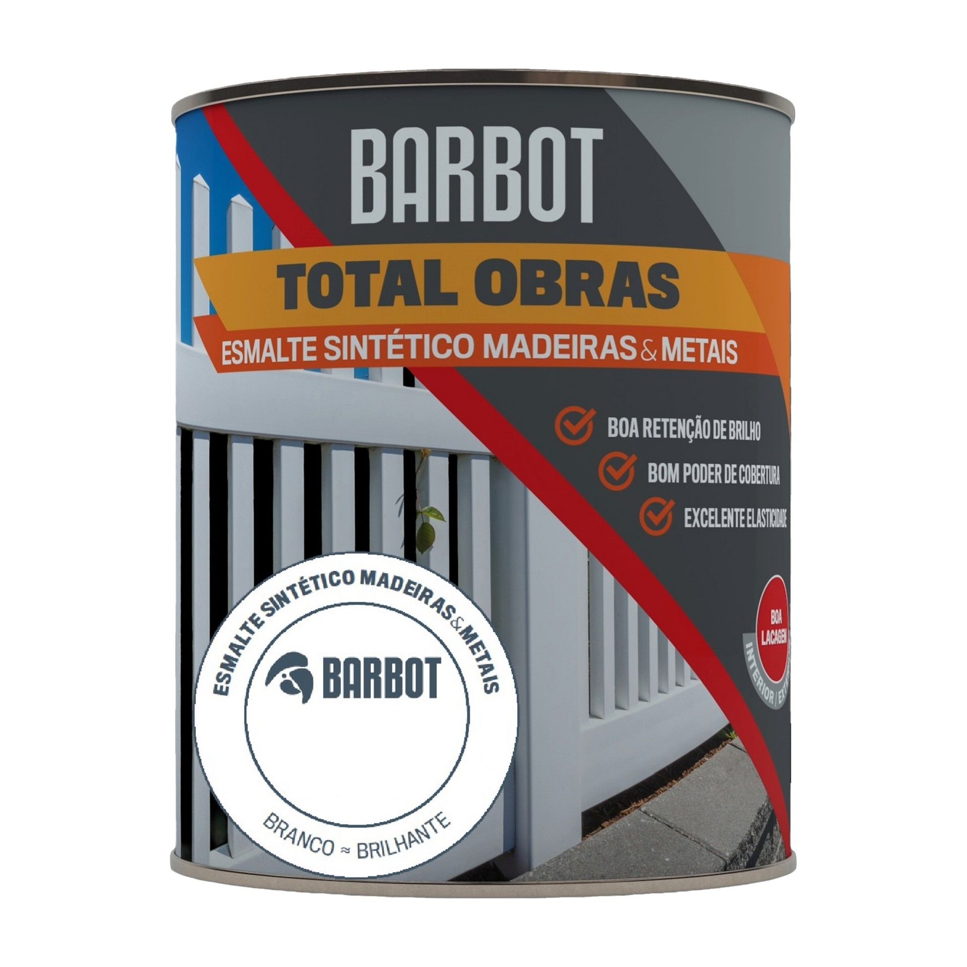 Esmalte Barbot Ferro Brilho Alumínio 1L